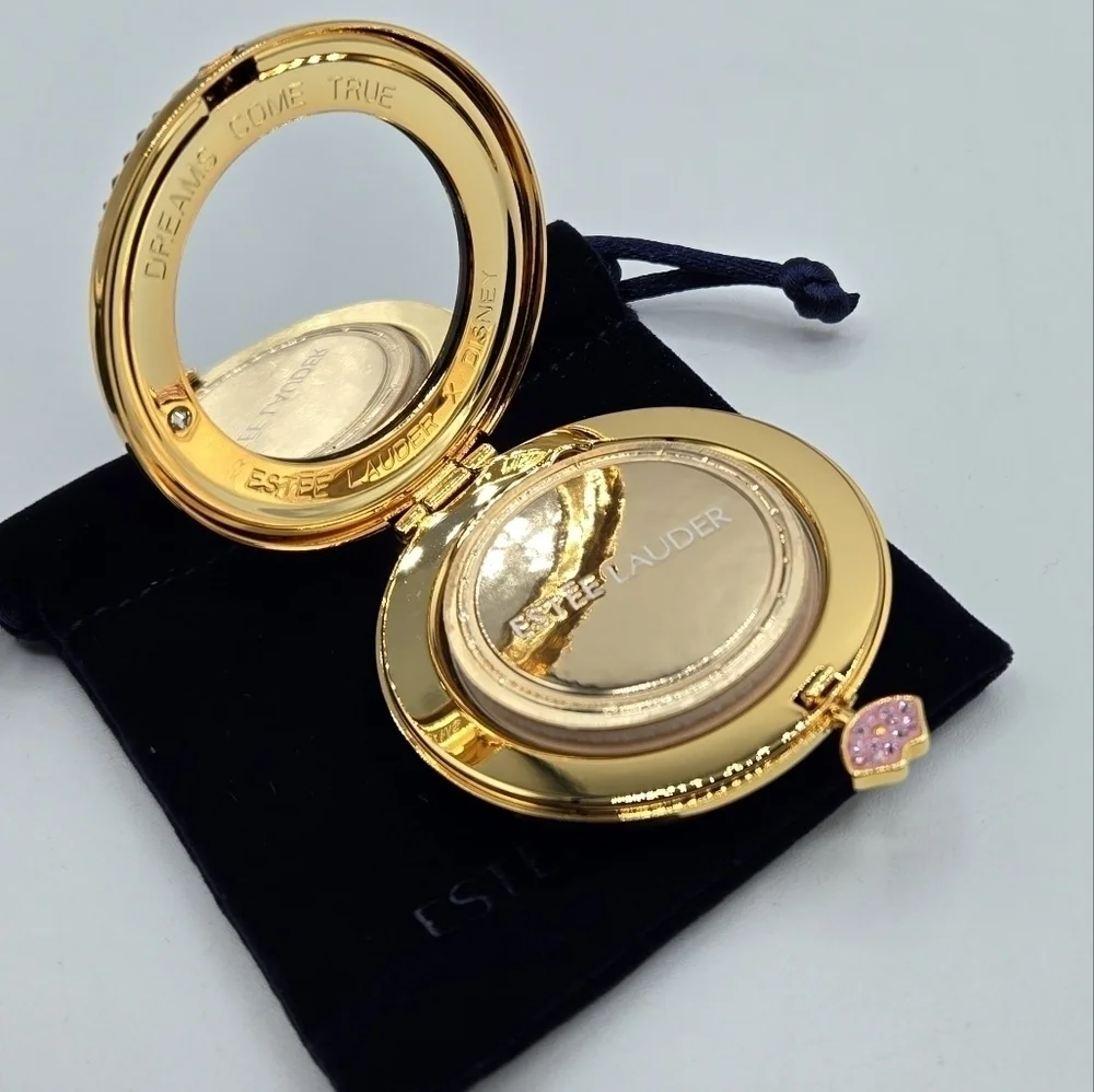 Estee Lauder Disney Tiana Dreams Come True Setting Powder Compact